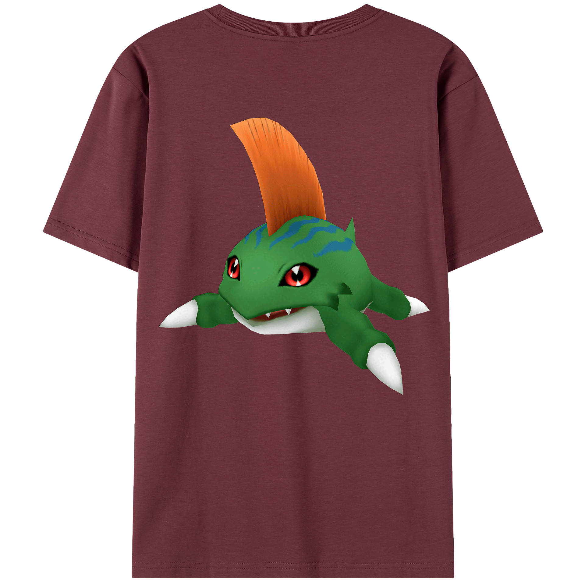 （画像用） Digimon デジタルモンスター/デジモン 綿100％半袖Tシャツ（背面プリント）